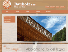 Tablet Screenshot of bauholz.it